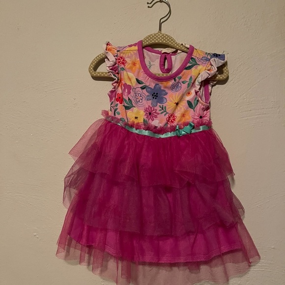 Matilda Jane FAIRY GARDEN FRENCHIE Dress Tutu Tulle Floral - Picture 3 of 8